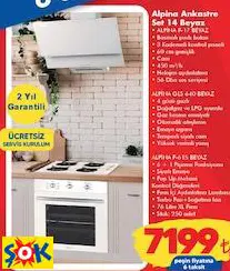 ALPİNA ANKASTRE SET 14 BEYAZ